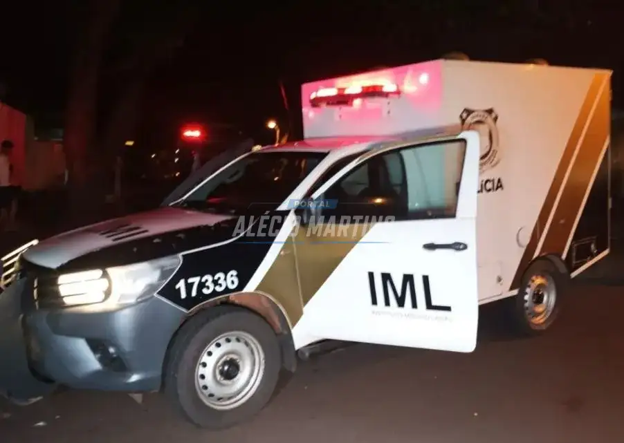Homem é assassinado nesta madrugada em Maringá. A princípio um sobrinho ao defender a tia de agressões cometeu o homicídio