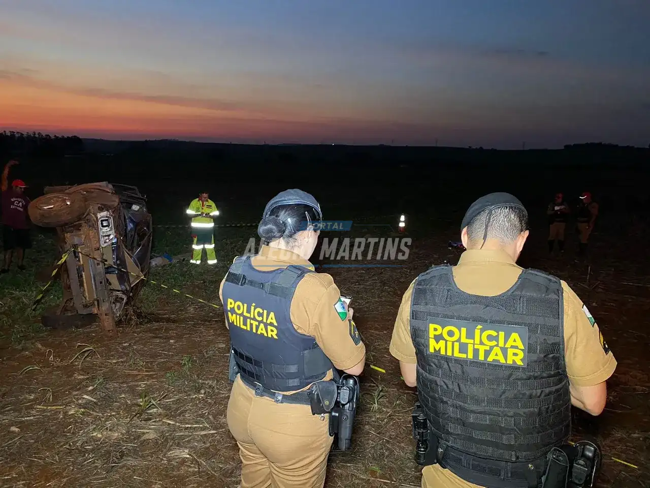 Identificado adolescente que morreu ontem em capotamento de veículo na PR-317 em Floresta. O carro tinha queixa de furto