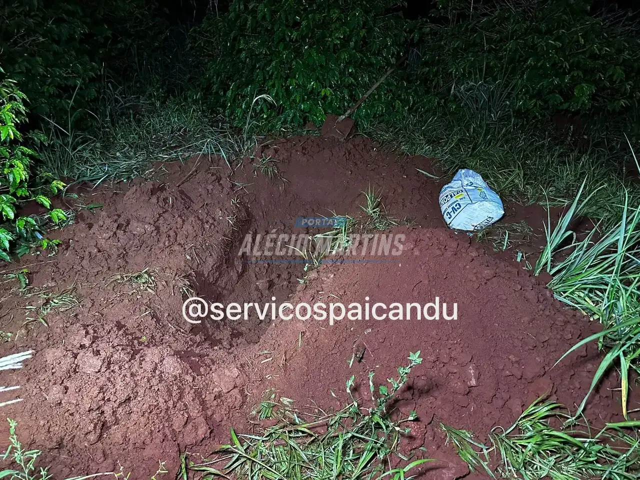 Criminosos são presos em flagrantes cavando cova para enterrar corpo de travesti em Sarandi
