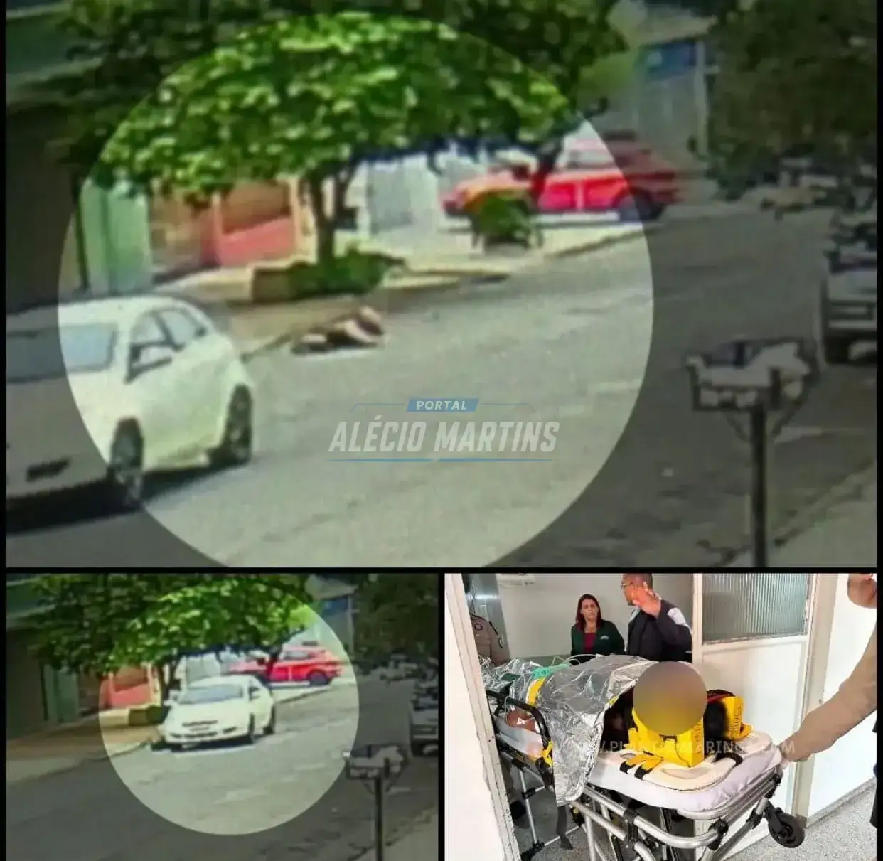 Vídeo mostra ex-marido arremessando mulher de carro em movimento em Maringá