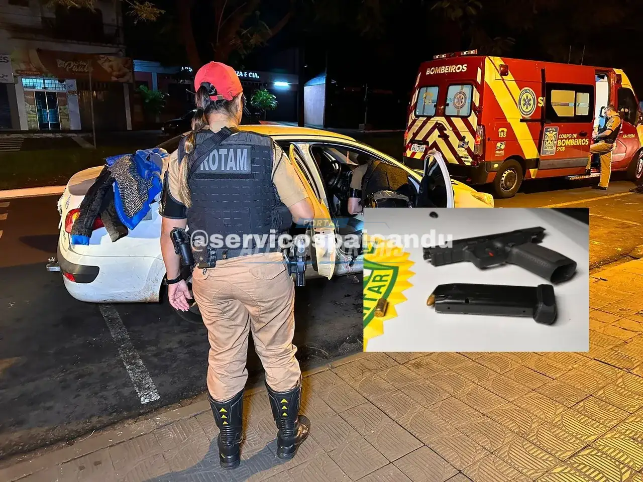 Confusão se inicia em lanchonete de Paiçandu e termina com homem baleado pedindo por socorro em Maringá