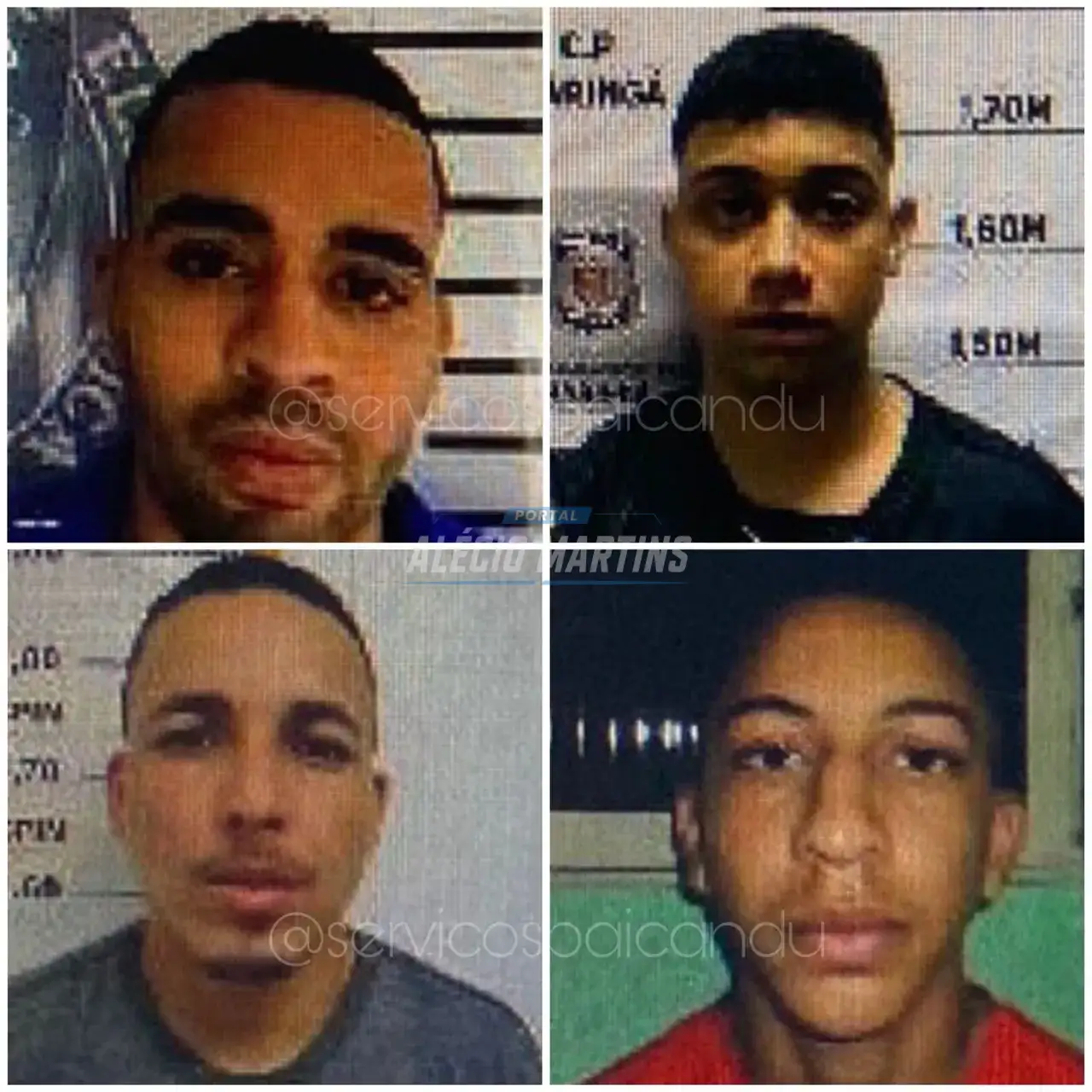 Foram identificados quatro dos cincos criminosos que morreram em confronto com a Polícia Militar de Maringá