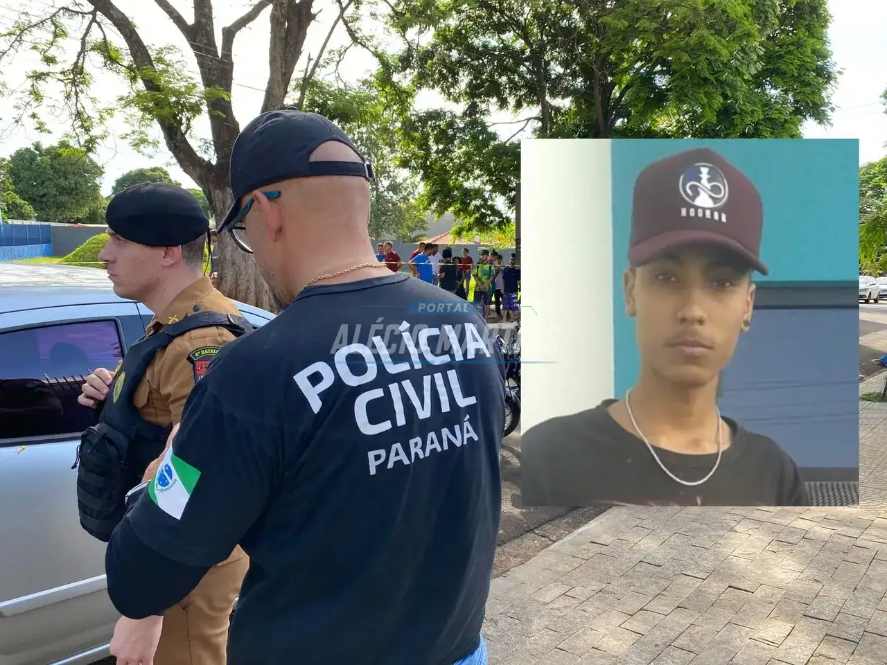 Jovem é excutado a tiros em plena luz do dia em Paiçandu. Câmera de segurança flagrou o homícidio