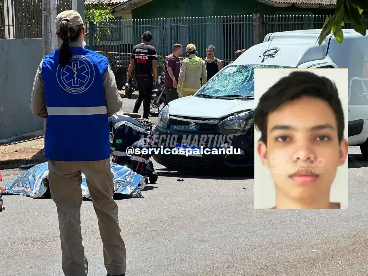 Jovem motociclista de 20 anos morre em acidente na manhã deste domingo em Maringá