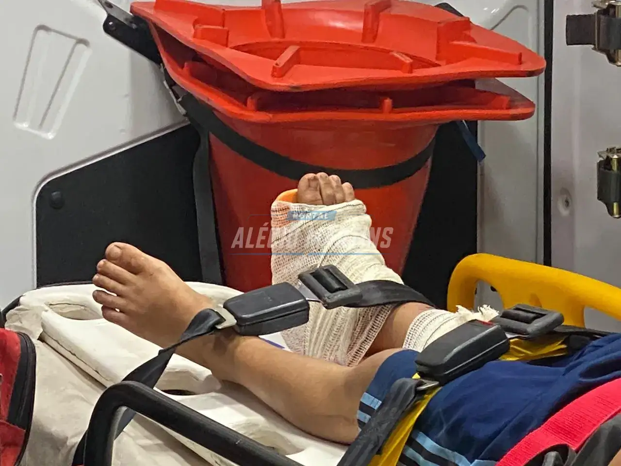 Criança de 7 anos é socorrida após ser atropelada na Av. Ivaí em Paiçandu