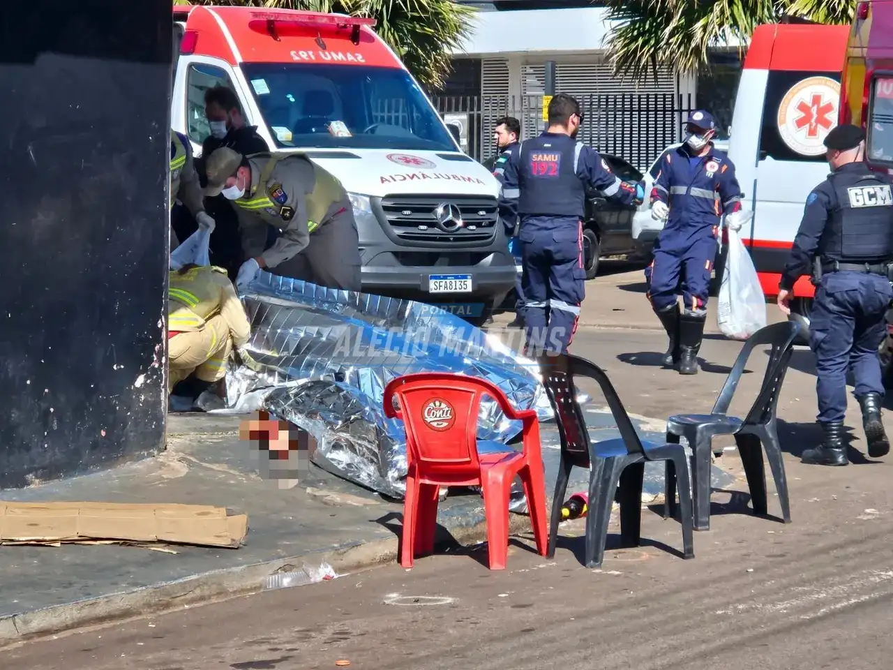 Atentado a tiros em plena luz do dia em Sarandi. Dois óbitos no local