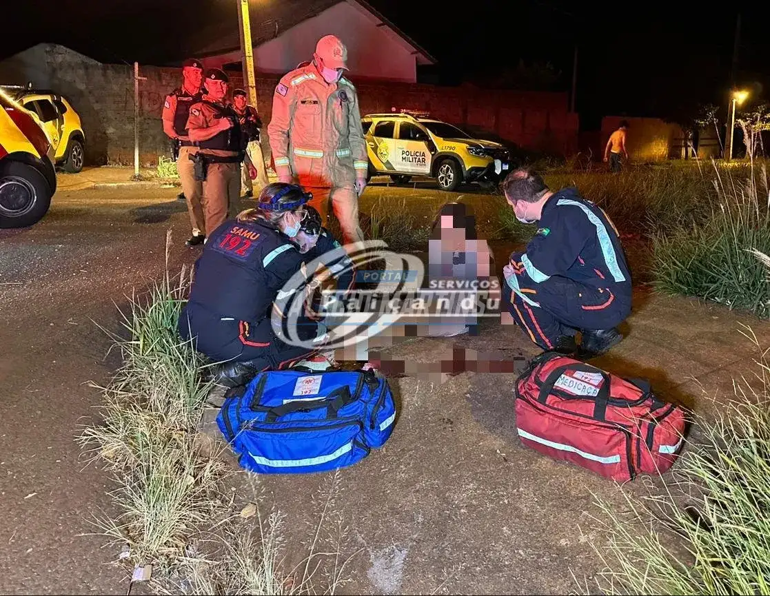 No lugar do filho mãe é baleada por criminosos em Maringá