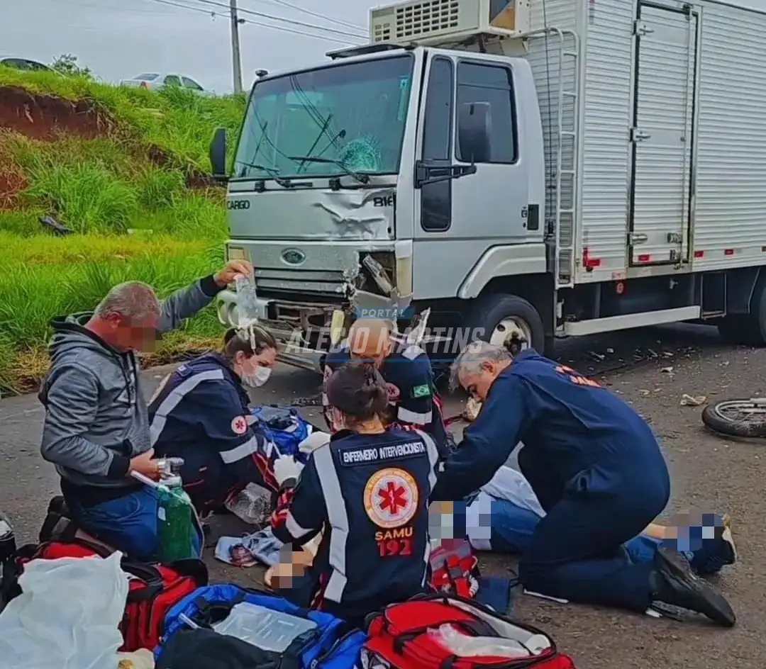 Motociclista morre após colisão frontal no Contorno Sul