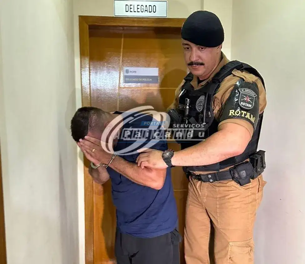Morador de Paiçandu é preso após agredir homem com barra de ferro em Sarandi. A vítima precisou ser intubada no local