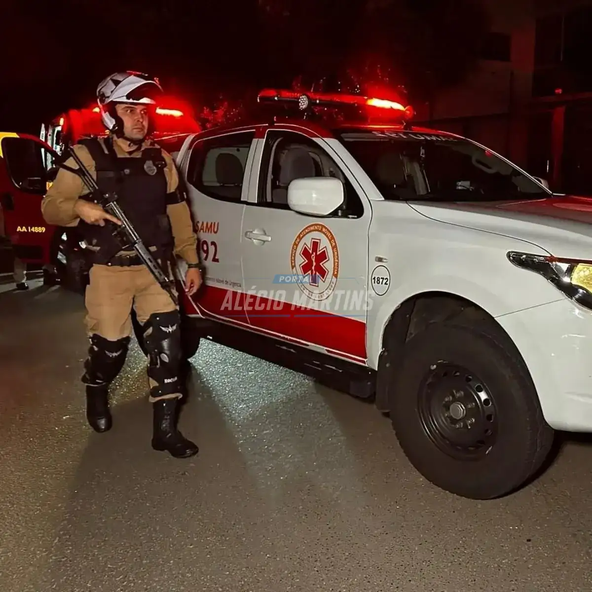 Homem é socorrido em estado grave após ter sido espancado no centro de Maringá