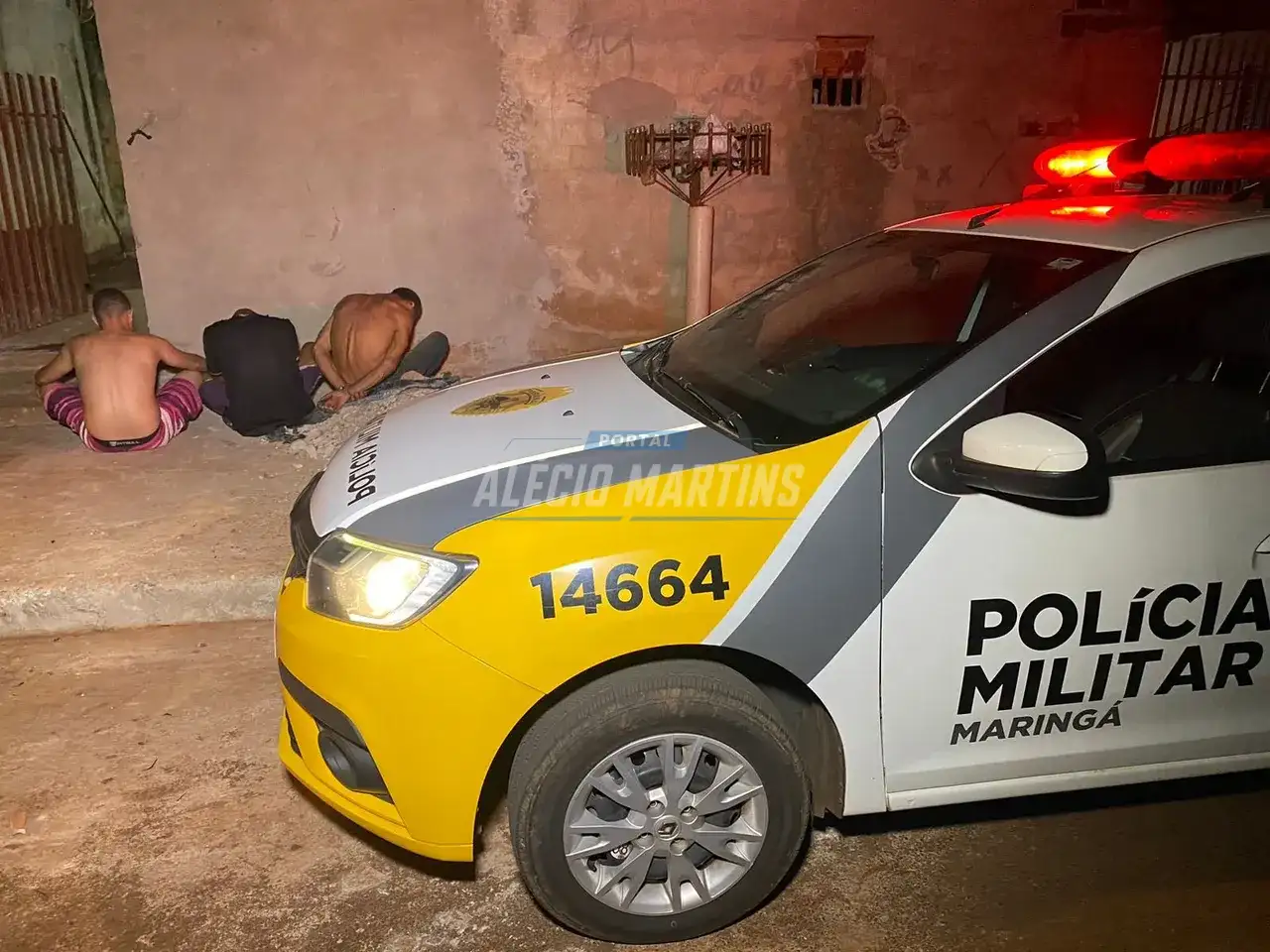 Três são presos pela PM, por envolvimento em furto de moto em Paiçandu