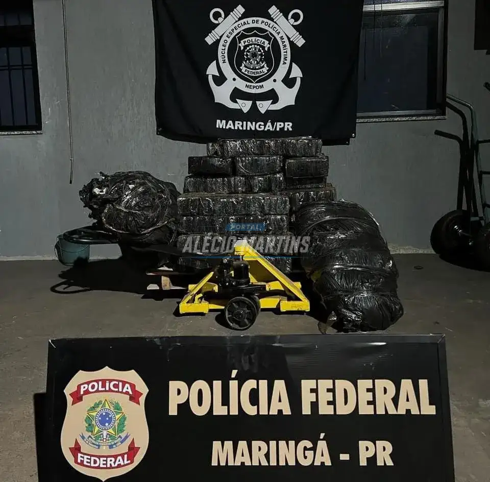 Perseguição policial em Paiçandu resulta em apreensão de mais de 400kg de drogas
