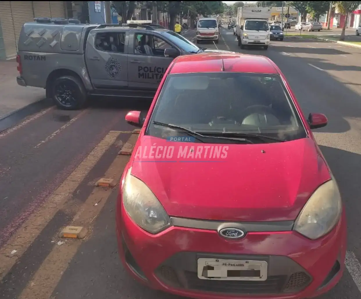 Veículo que foi utilizado em tentativa de homicídio em Paiçandu é localizado pela ROTAM em Maringá
