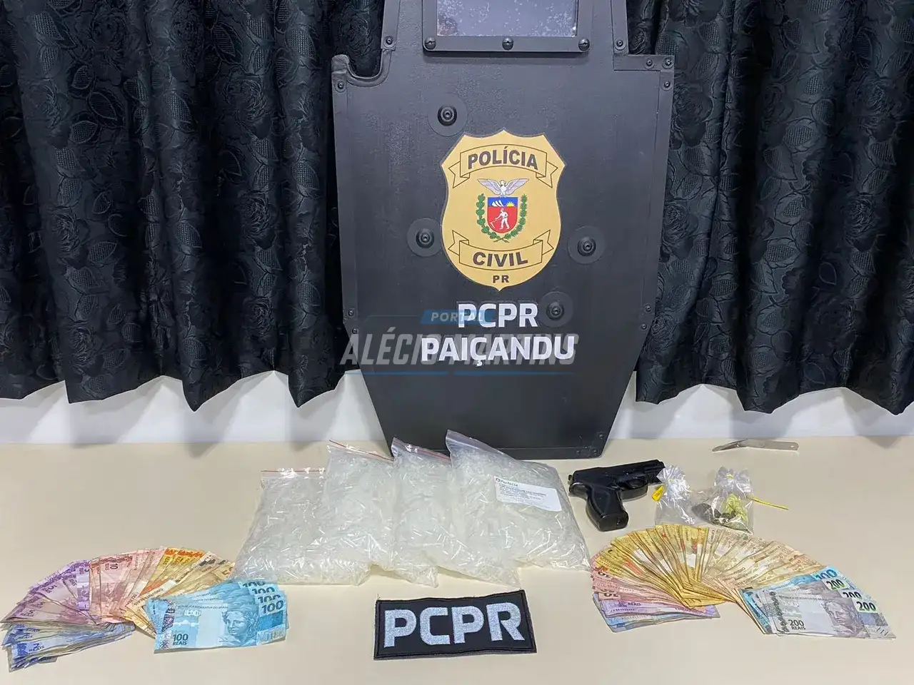 Operação policial da civil resulta em prisão por homicídio e tráfico de drogas, em Paiçandu