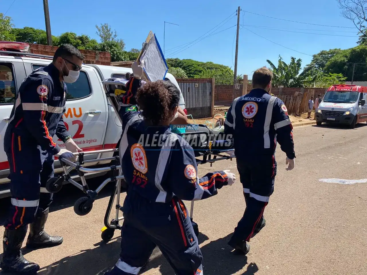 Gestante é socorrida após próprio pai atear fogo na casa em Paiçandu