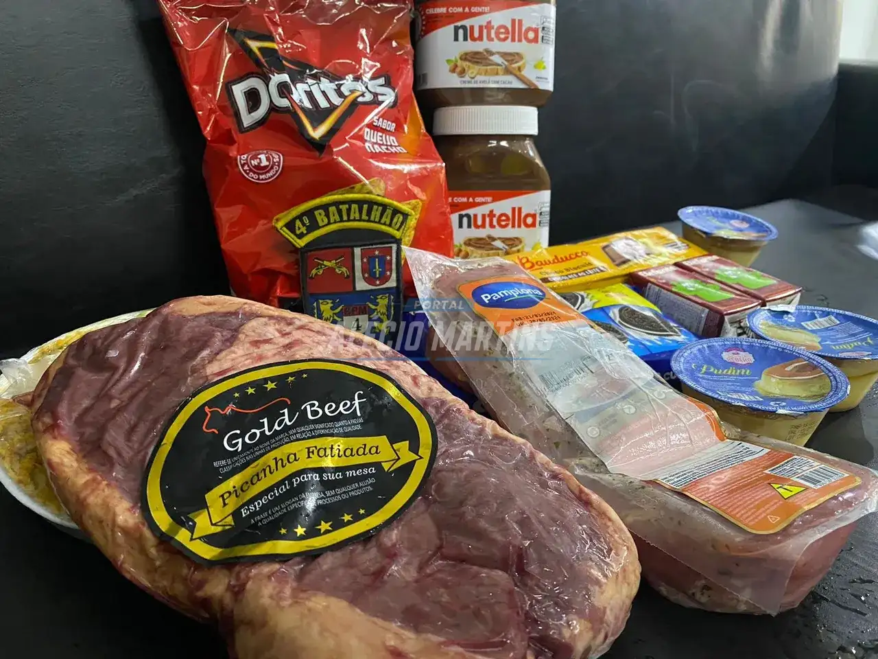 Mulher é presa furtando picanha, nutella e outros produtos de supermercado em Paiçandu