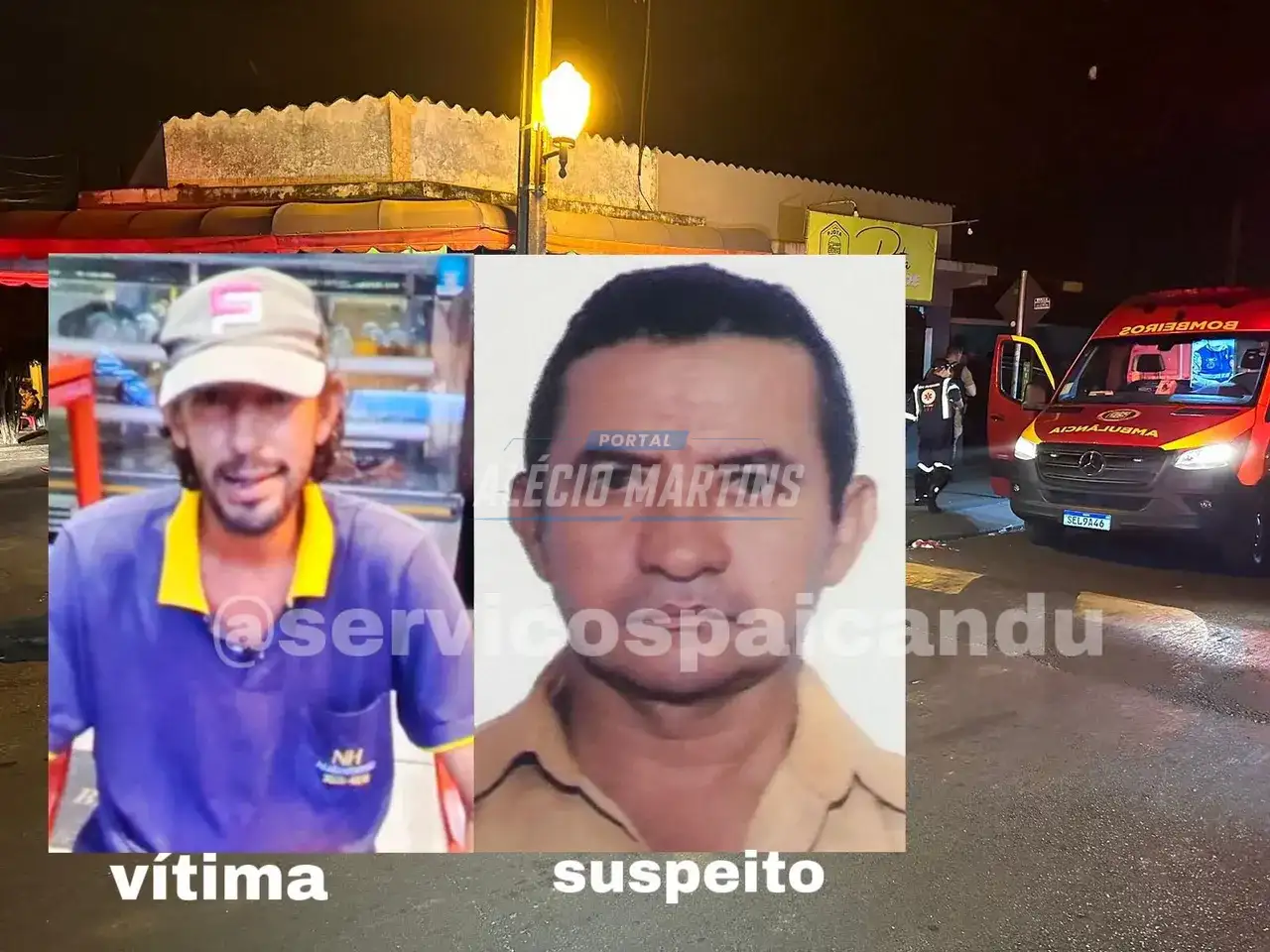 Briga de bar termina em homem morto com mais de 10 facadas, em Sarandi. O autor do crime sentou ao lado do corpo e continuou bebendo