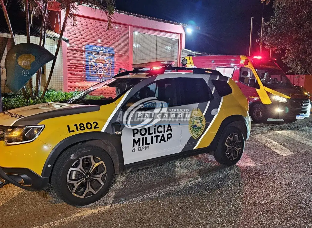Homem pede por socorro no Corpo de Bombeiros após ser baleado em suposta tentativa de assalto em Maringá