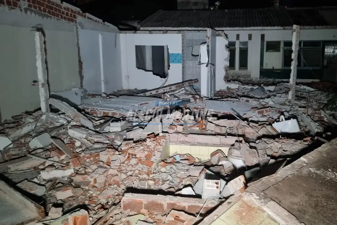 Parede desaba e mata homem em Maringá