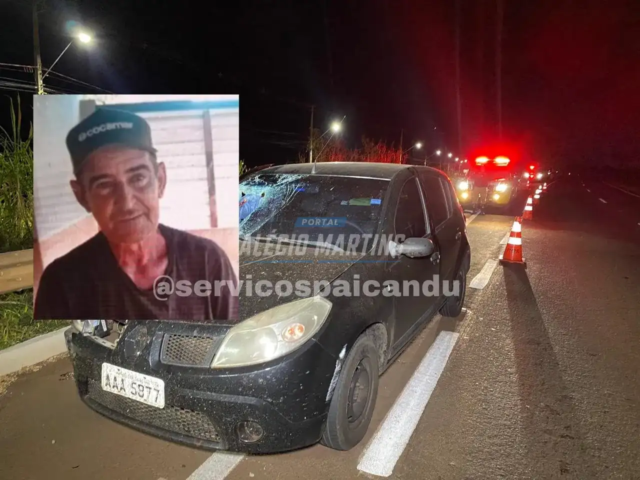 Foi identificado homem que morreu atropelado na rodovia em Paiçandu