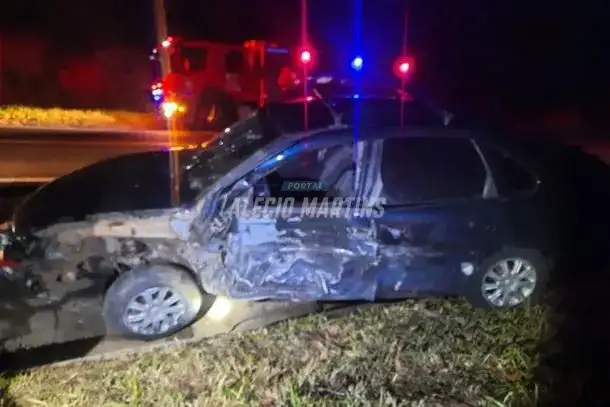 Motorista com carro com placas de Paiçandu se envolve em acidente na rodovia em Uniflor