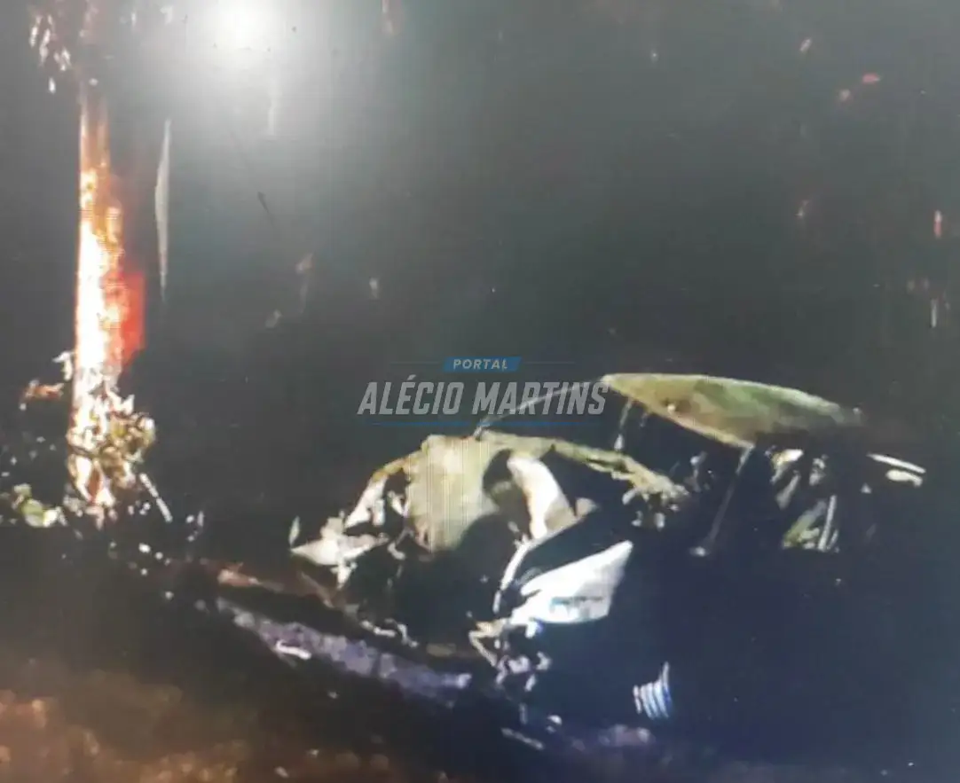 Motorista morre carbonizado após acidente na região