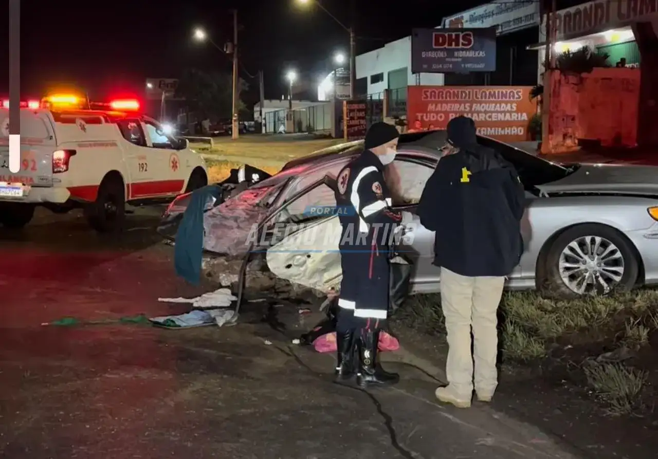 Mulher morre e outras 9 pessoas ficam feridas em acidente violento na BR-376 em Sarandi