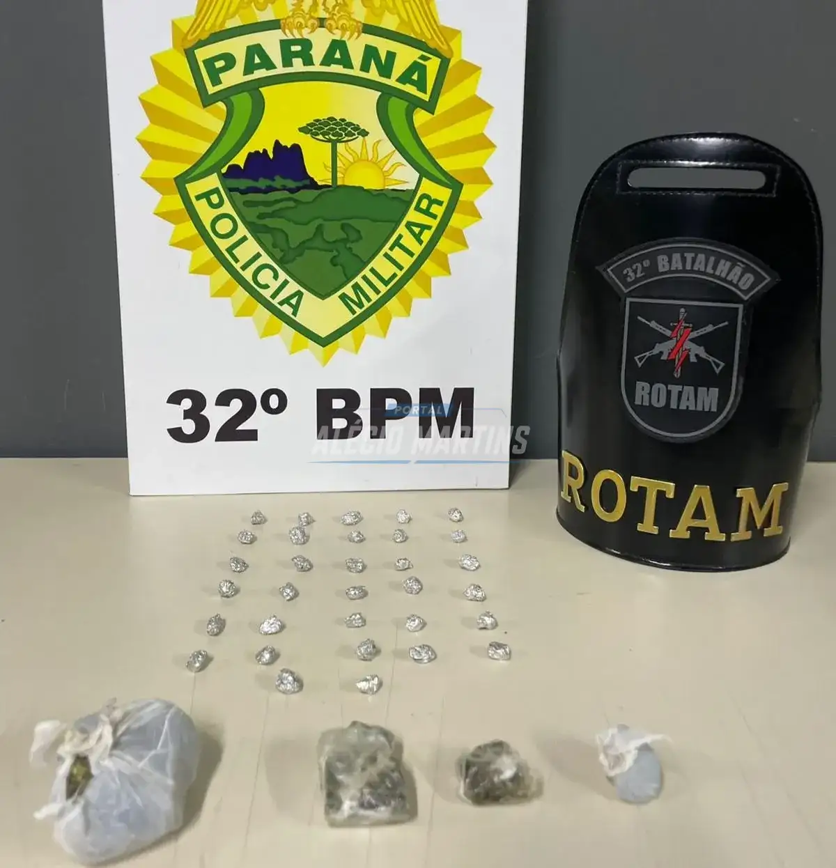 ROTAM apreende menor que estava traficando em diversos locais em Paiçandu