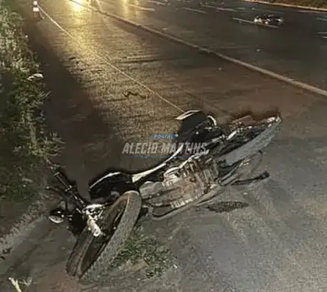 Motociclista que retornava do trabalho morre após acidente na rodovia em Mandaguaçu