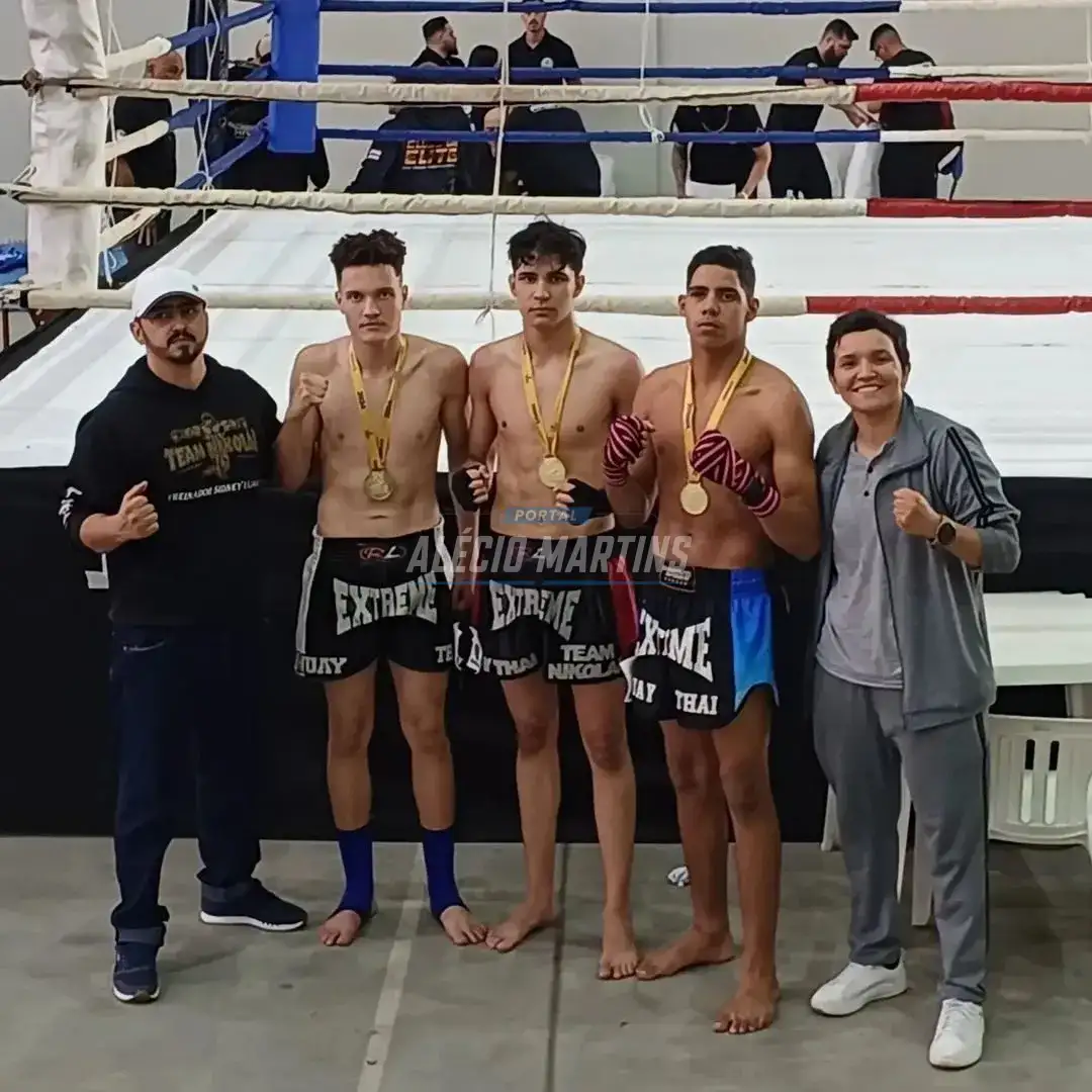Atletas de Paiçandu são campeões de Muay Thai no maior evento de lutas do Paraná