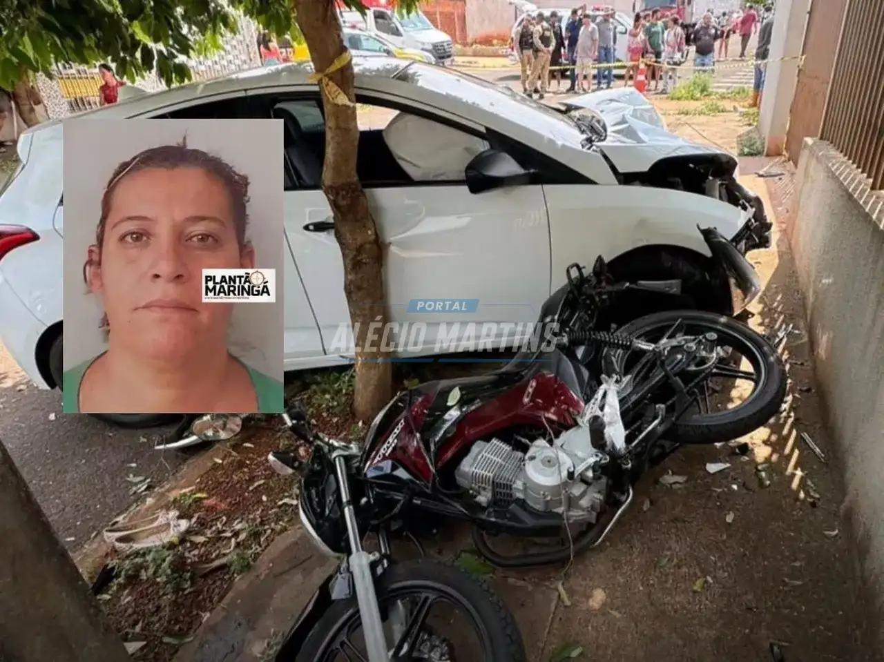 Mulher em moto morre após carro avançar preferencial em Sarandi. Motorista foi preso por homicídio culposo e fraude processual