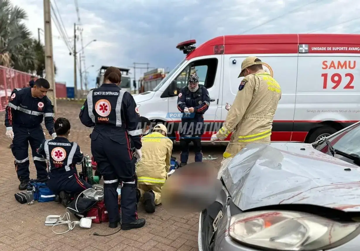 Motociclista morre após ser “fechado” por carro no Contorno Sul