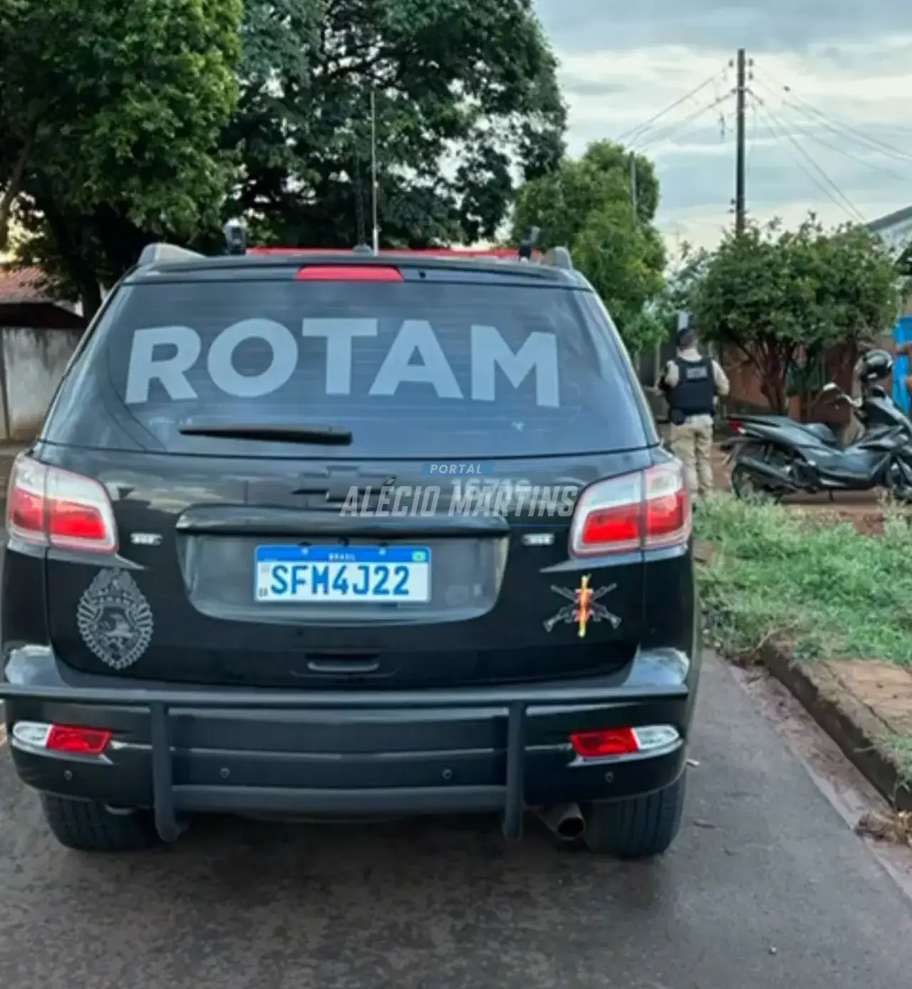 Moto com sinais de adulteração é apreendida durante patrulhamento da ROTAM em Paiçandu