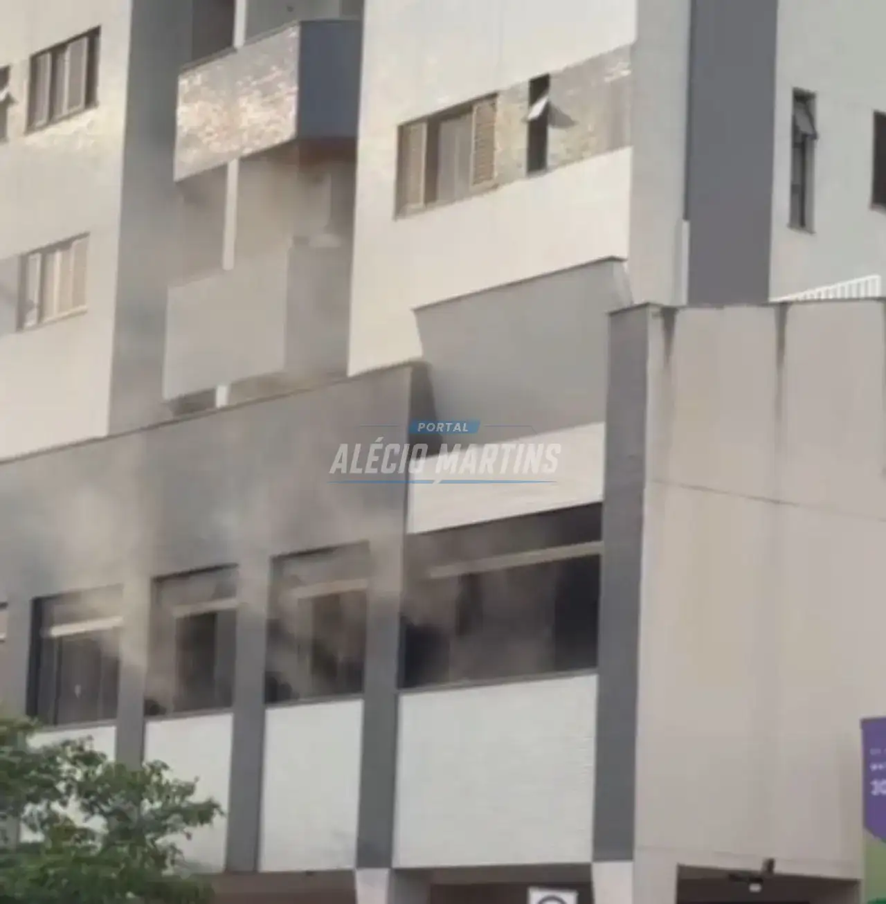 Susto no Centro de Maringá: Princípio de incêndio em edifício é controlado por funcionários
