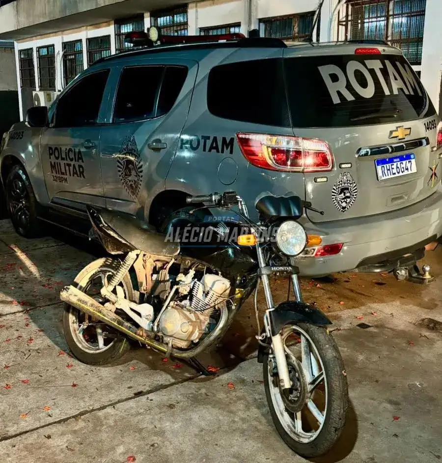 ROTAM recupera moto que foi furtada em Paiçandu