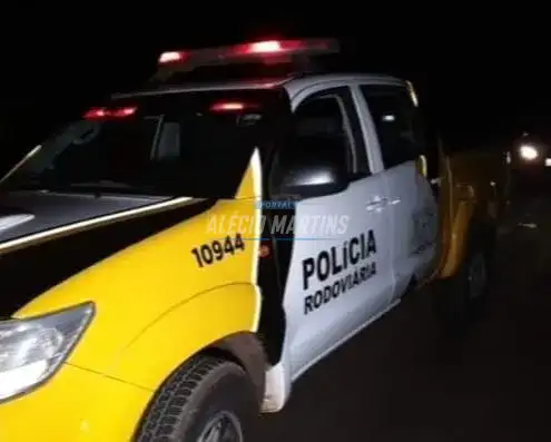 Motorista é feito refém e tem caminhão roubado na PR-323