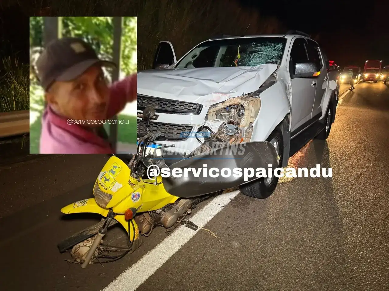 A caminho da ceia de natal morador de Água Boa morre em acidente na PR-323