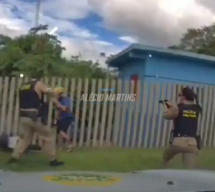 Flagrante - traficante é preso após perseguição policial em Maringá