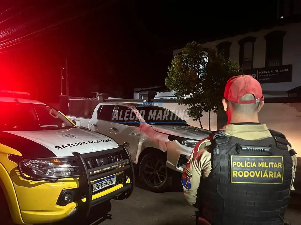 Em perseguição Polícia Rodoviária Estadual recupera caminhonete que foi furtada em Maringá