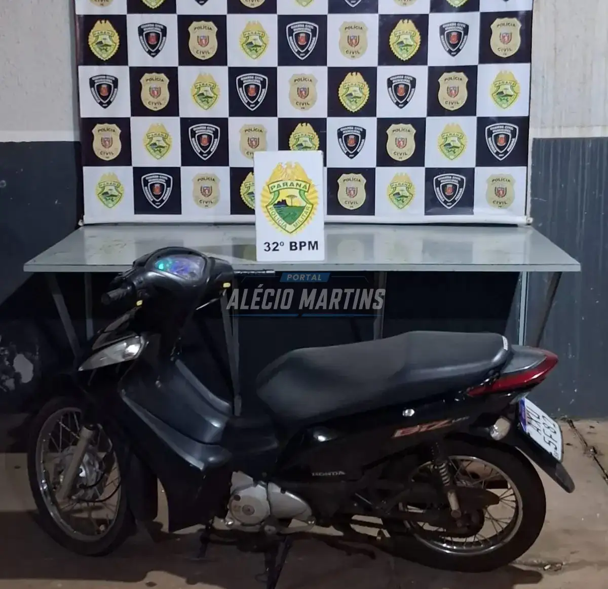 Após denúncia polícia Militar recupera motocicleta roubada em Paiçandu