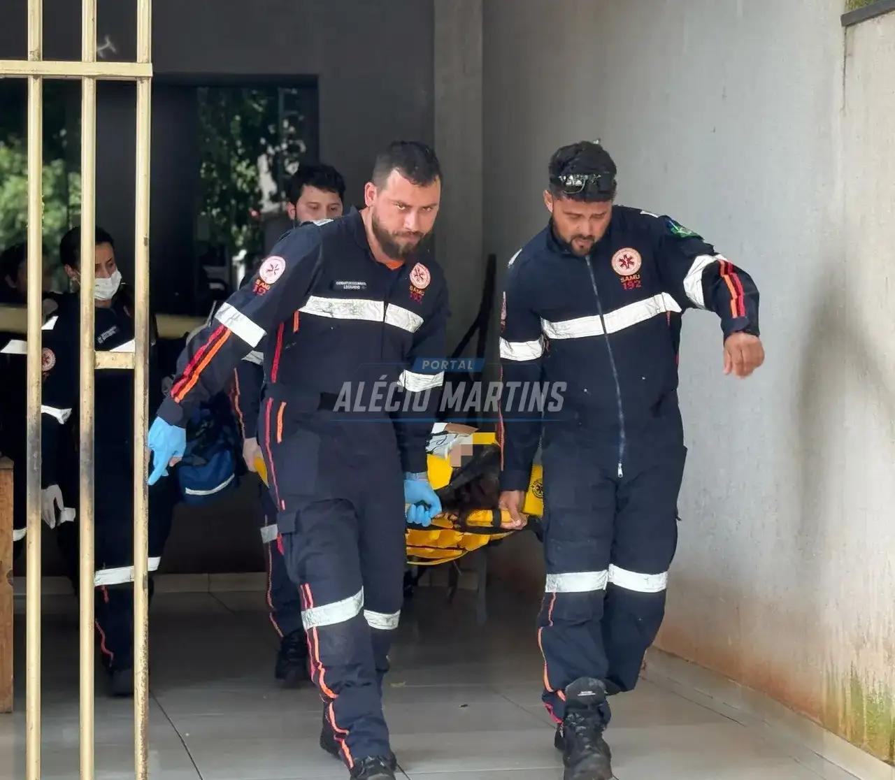 Idosa sofre fratura exposta na perna após queda de árvore em Paiçandu