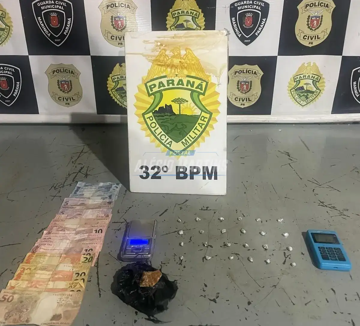 ROTAM prende traficante e apreende drogas em Paiçandu