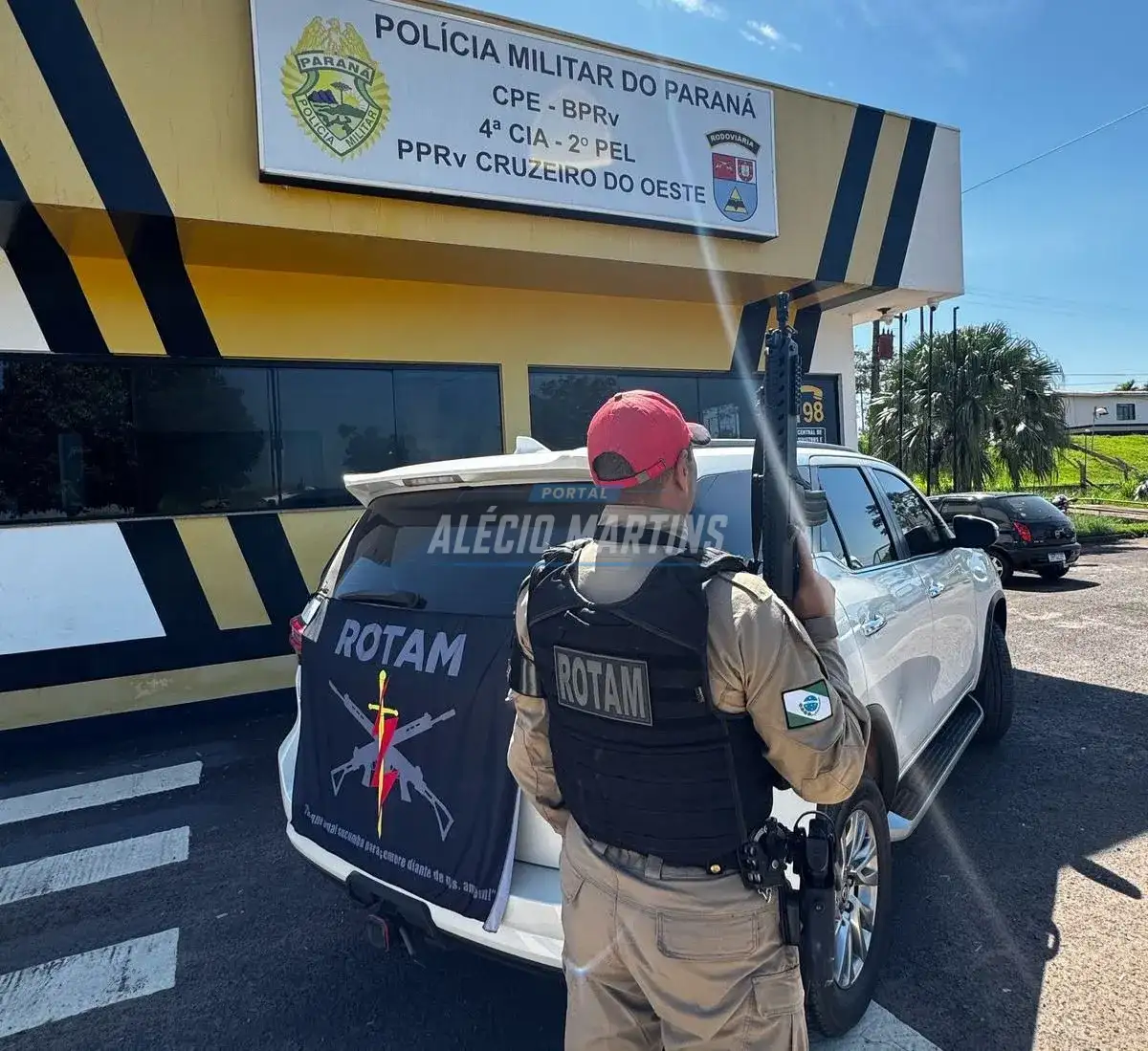 Após perseguição policial na PR-323 equipe ROTAM recupera camionete furtada