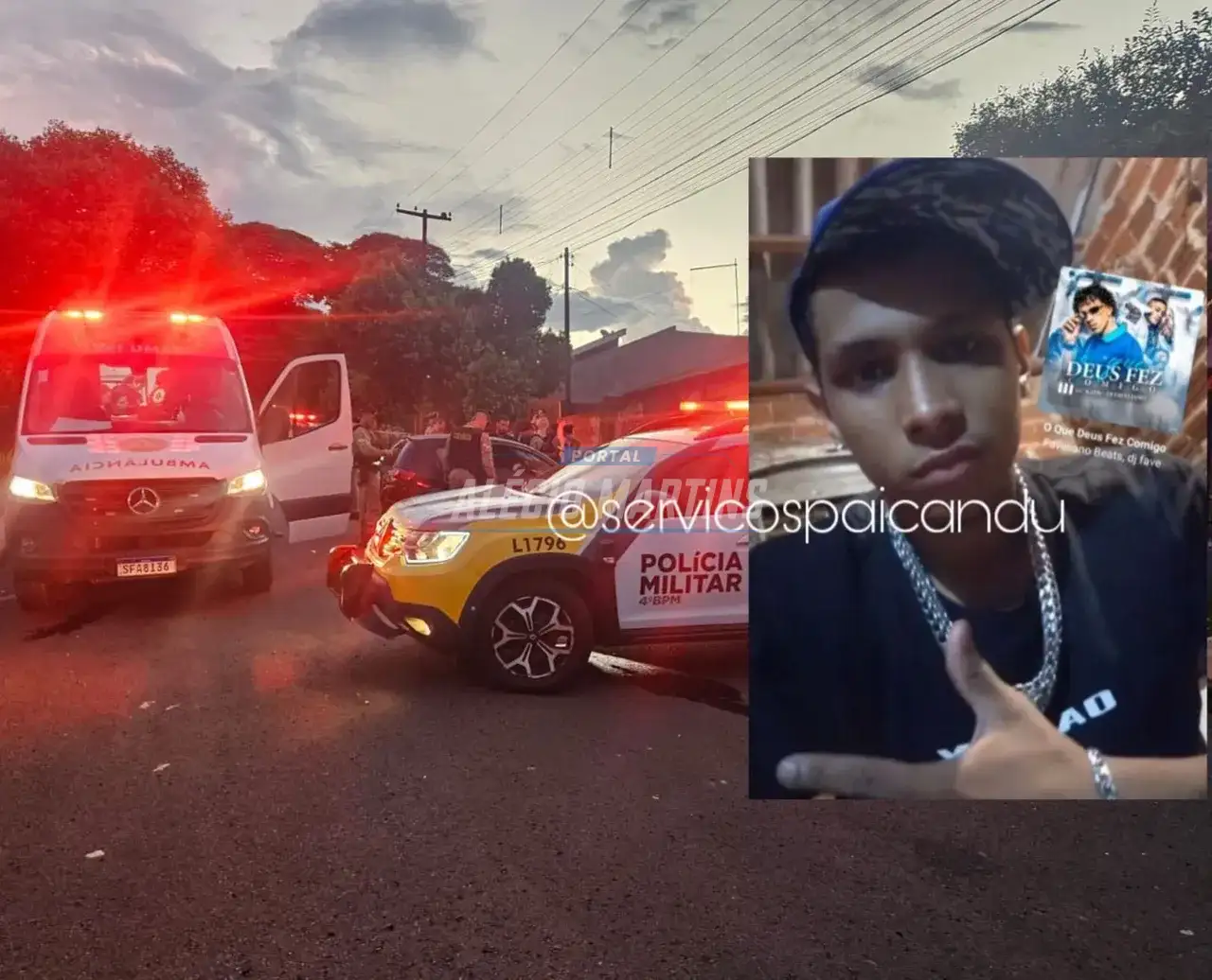 Jovem é executado e mãe baleada em Iguatemi