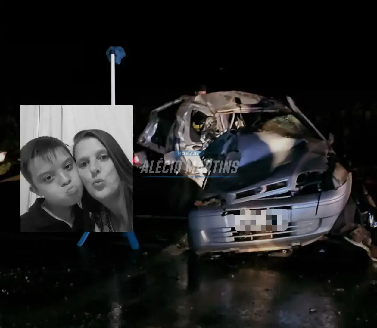 Mãe e filho morrem em grave acidente na rodovia entre Floresta e Maringá
