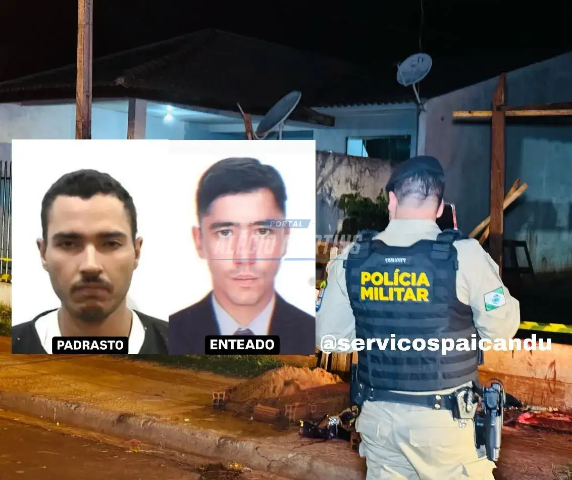 Enteado mata padrasto com facada no pescoço durante discussão em Paiçandu