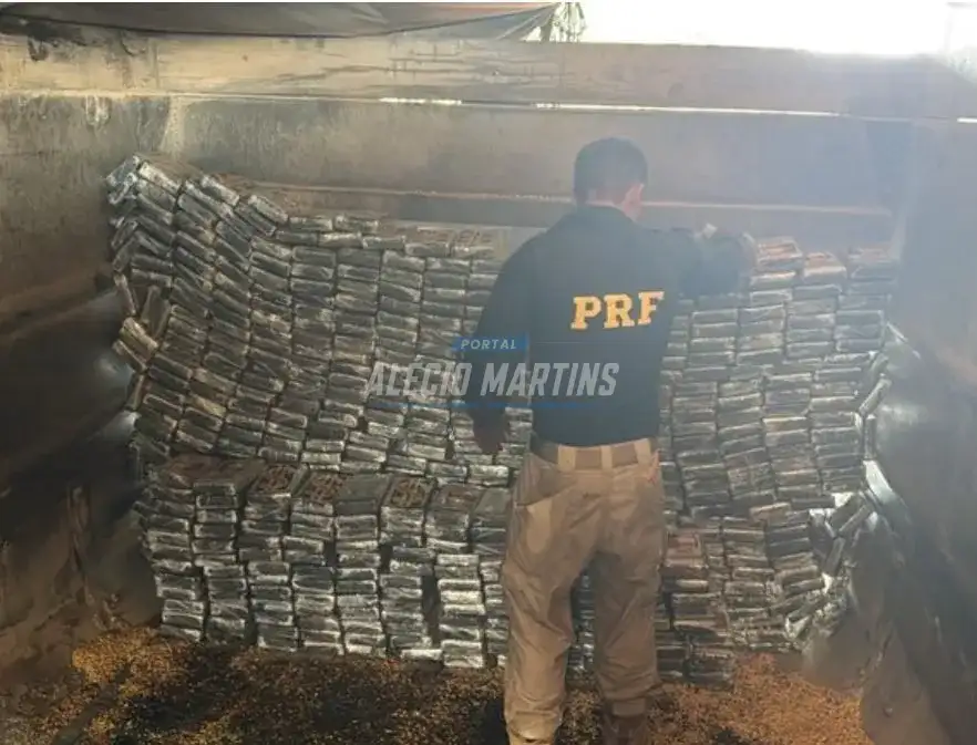 PRF apreende mais de 600 kg de cocaína no Paraná e realiza a maior apreensão da droga no país em 2025