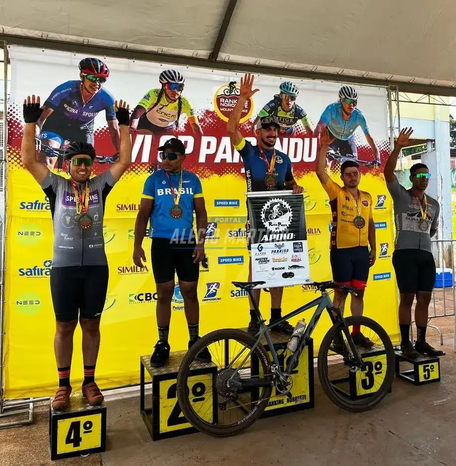Moradores de Paiçandu sobem ao pódio no VI GP Paiçandu de Mountain Bike