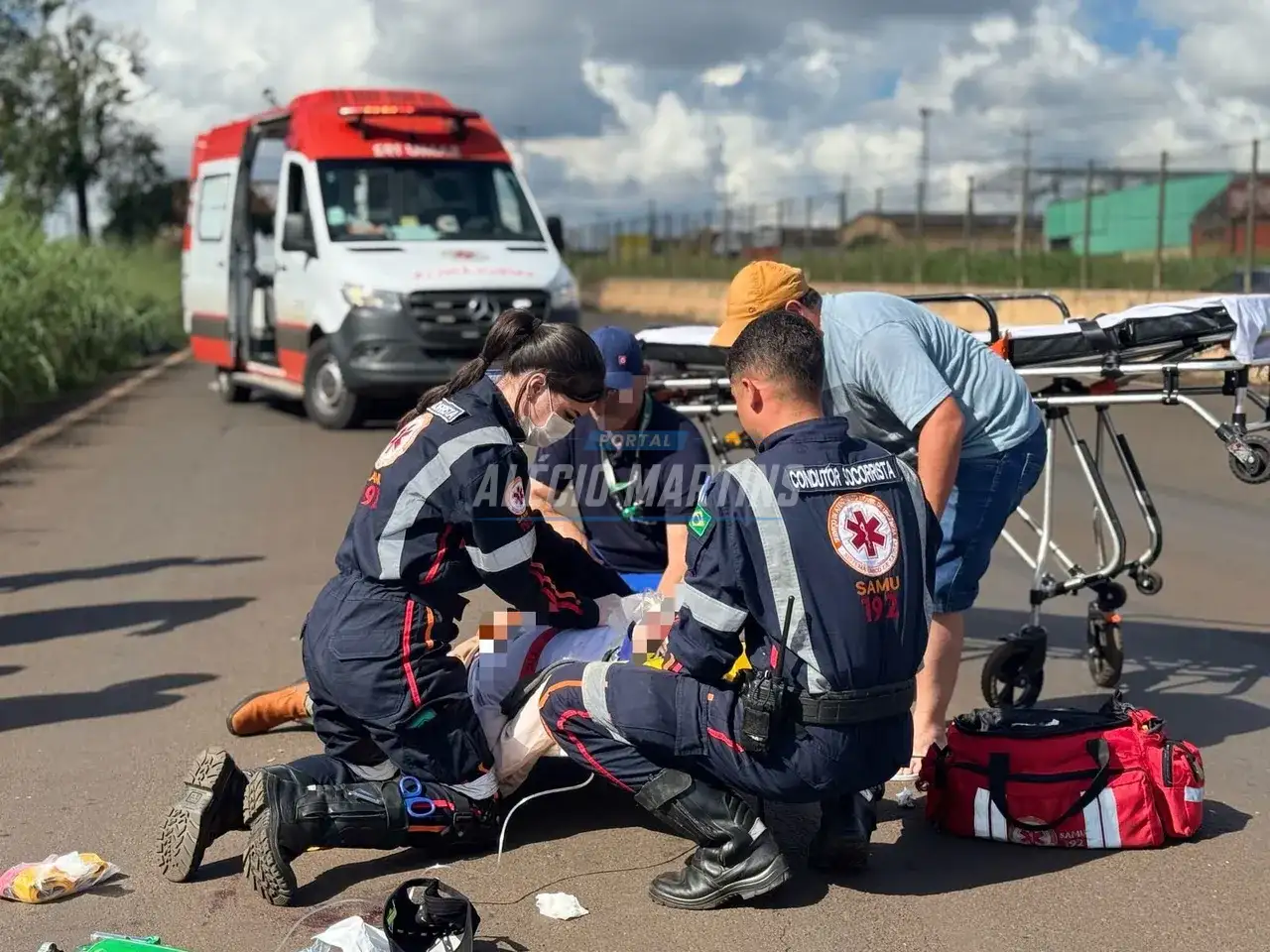 Idoso de 86 anos é atropelado a poucos metros da passarela na rodovia em Paiçandu