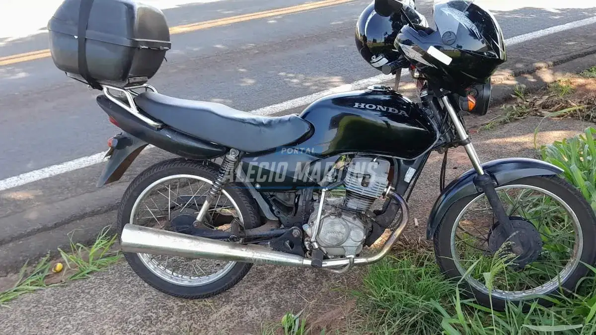 Câmera de segurança flagra furto de moto em Paiçandu